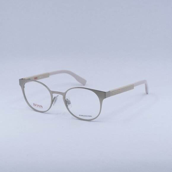 🕶️ New Hugo Boss BO 0284 0CGS00 Eyeglasses - Matte Light Gold Frame